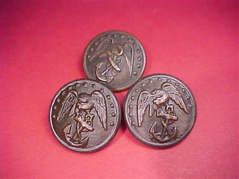 Lot Three Ww2 Us Marine Corps Flat Enlisted Overcoat Buttons Scovill Lot Three Ww2 Us Marine Corps Flat Enlisted Overcoat Buttons Scovill