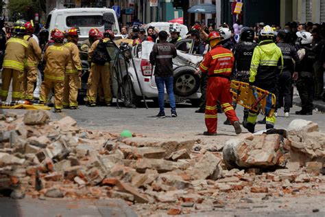 Magnitude 6 8 Earthquake In Ecuador Kills At Least 15 Causes Widespread Damage Pbs News
