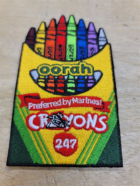 Marine Corp Birthday Crayons Patch Special Operations Equipment Marine Corp Birthday Crayons Patch Special Operations Equipment
