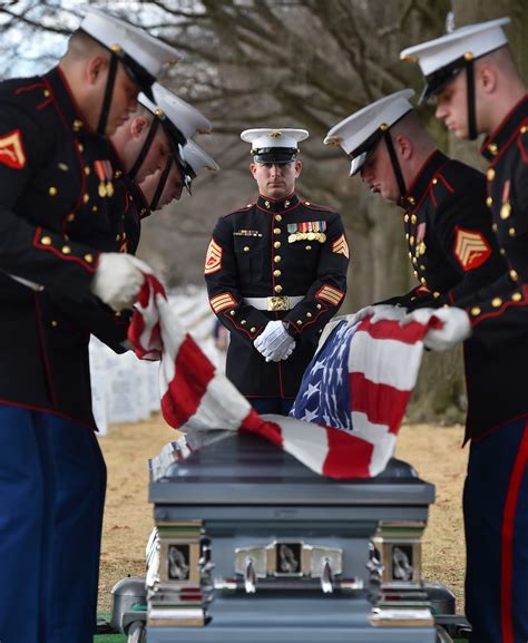 Marines Say Farewell To The First Enlisted Woman Marine To Retire From