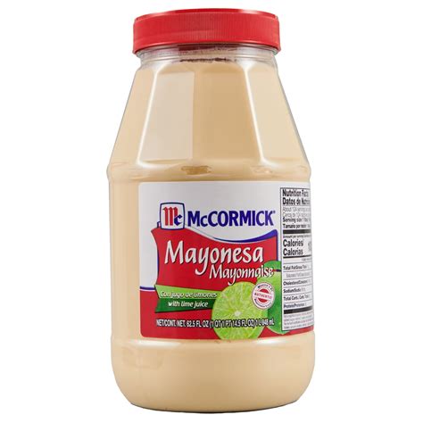 Mccormick Mayonnaise With Lime Juice Sauce Jar 62 5 Fl Oz 6 Case Mpn Mccormick Mayonnaise With Lime Juice Sauce Jar 62 5 Fl Oz 6 Case Mpn