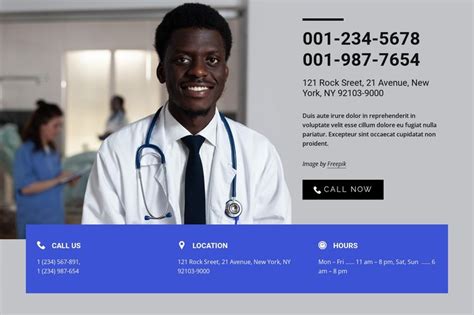 Medical Center Near Me Css Template By Nicepage