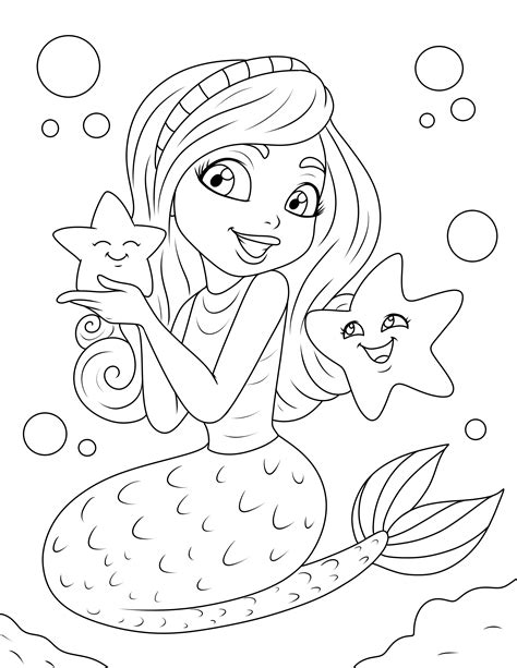 Origins Of Mermaids Coloring Pages: Myth To Modern Pastime