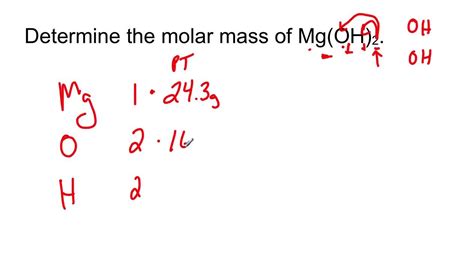Discover mg oh 2 molar mass secrets
