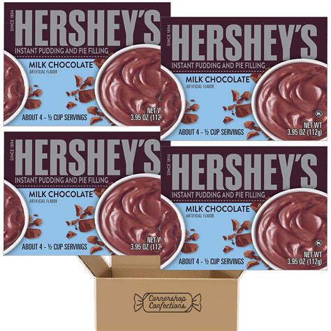 Milk Chocolate Instant Pudding And Pie Filling Hersheys United States Products Heinz