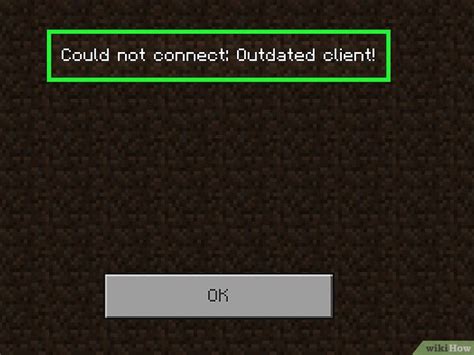 Minecraft Outdated Client
