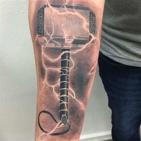 Mjollnir Thor S Hammer Tattoo Beautiful Mjolnir Hammer Jewelry Clothes
