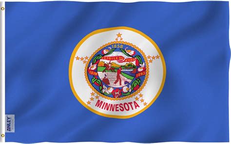 Mn State Flag 3X5 Outdoor 3X5 Ft Minnesota State Flag 100D Polyester Printed Flag For Mn Pride Dorm Man Cave Or Gifting Minnesota Flag Mn State Flag 3X5 Outdoor 3X5 Ft Minnesota State Flag 100D Polyester Printed Flag For Mn Pride Dorm Man Cave Or Gifting Minnesota Flag