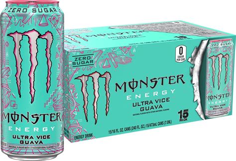 Monster Energy Zero Ultra Vice Guava K 21 Market Snacks Y Bebidas