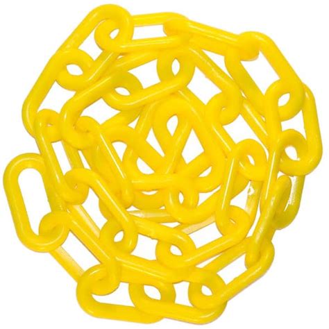 Mr Chain 6 Yellow 200 Ft Plastic Chain Thomas Do It Center