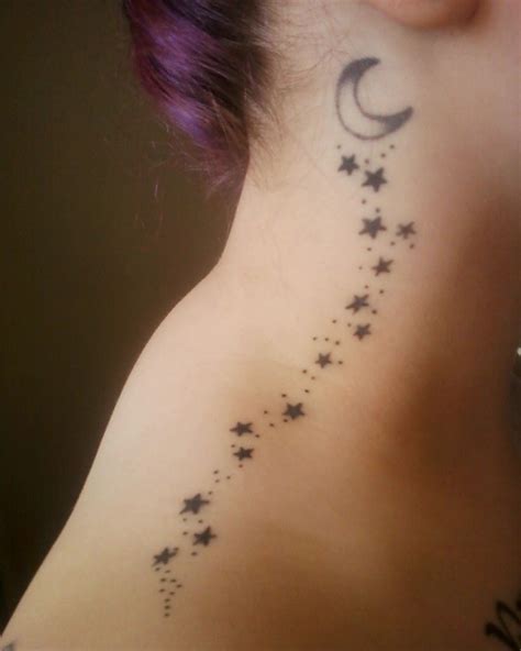 My Moon And Stars Tattoo Love The Falling Stars But Only 4 My Lost