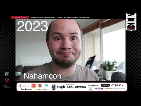 Nahamcon Talk Forager New Insights Into Leaked Secrets From Nahamsec Nahamcon Talk Forager New Insights Into Leaked Secrets From Nahamsec