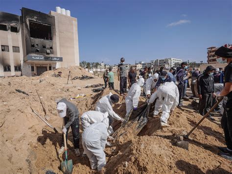 Nearly 200 Bodies Found In Mass Grave At Hospital In Gaza S Khan Younis
