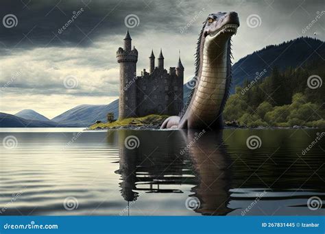 Nessie The Lake Monster Of Loch Ness Stock Illustration Illustration Nessie The Lake Monster Of Loch Ness Stock Illustration Illustration