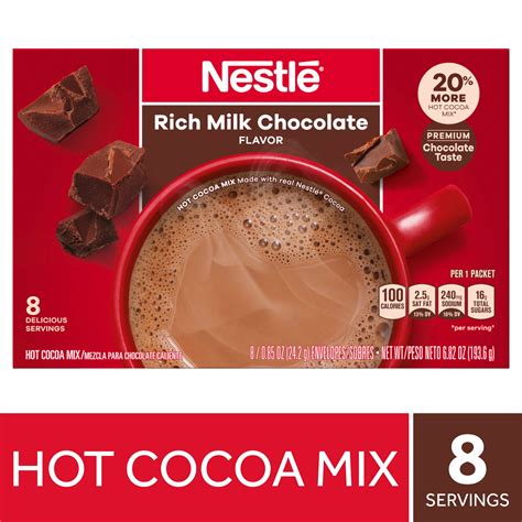 Nestle Hot Cocoa Mix With Mini Marshmallows Rich Milk Chocolate Flavor 6 Envelopes 0 71 Oz Each Buy Now With Express International Delivery Gosupps Com Nestle Hot Cocoa Mix With Mini Marshmallows Rich Milk Chocolate Flavor 6 Envelopes 0 71 Oz Each Buy Now With Express International Delivery Gosupps Com