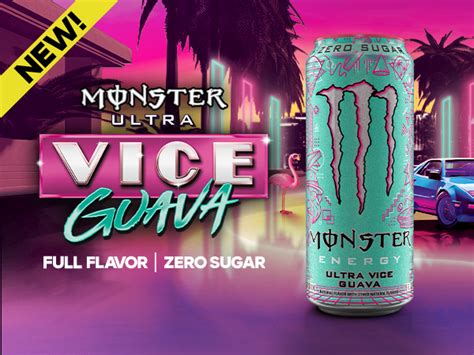 New Monster Flavor Our Honest Review Of Monster Ultra Vice Guava Sporked