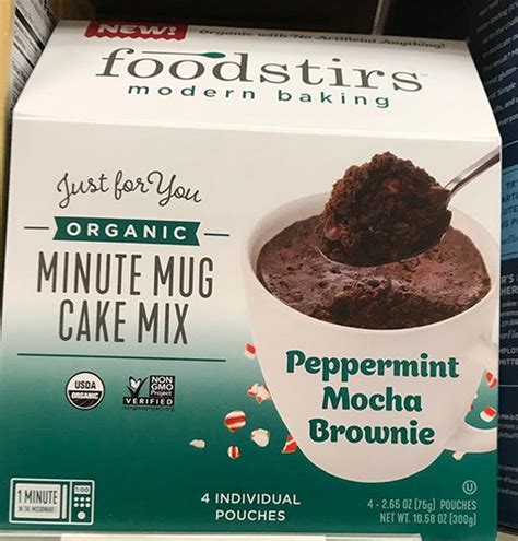 New Peppermint Mocha Brownie Organic Minute Mug Cake Mix Found At New Peppermint Mocha Brownie Organic Minute Mug Cake Mix Found At