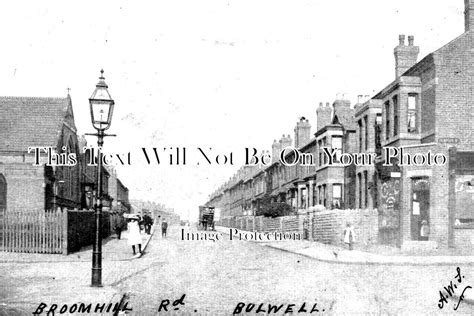 Nt 1486 Broomhill Road Bulwell Nottinghamshire C1907 Jb Archive