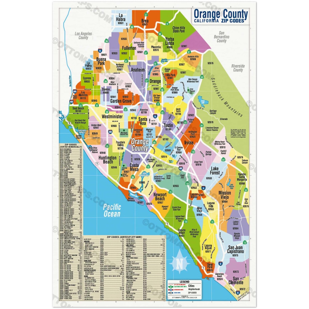 Orange County Zip Code