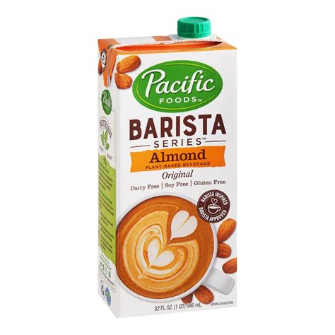 Pacific Foods Barista Almond Milk 32 Fl Oz 12 Case Pacific Foods Barista Almond Milk 32 Fl Oz 12 Case