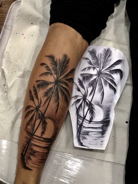 Palm Tree Tattoo Designs Embracing Paradise Through Artwork Giau
