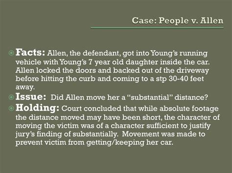 Courtroom Chess: People V. Allen 2017 Reshapes The Verdict