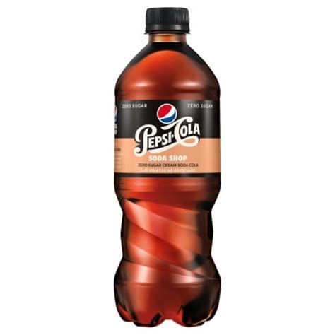 Pepsi Cola Soda Shop Cream Soda Cola 20 Fl Oz Foods Co