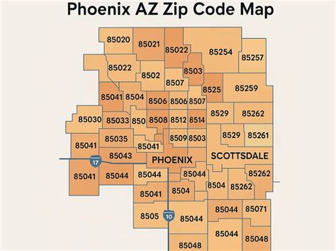 Phoenix Az Area Zip Codes Map Amp Complete Area Guide