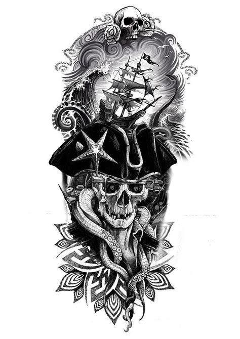 Pirate Themed Half Sleeve I Made For Braden Longworth Newvision Ink Aucklandtattoo Tattoos Shiptattoo Pirate Blackandgreytattoo Forearmtattoo Traditionaltattoo Blackandgreytattoo Flashart Flashdesign Tatuagem Tatuajes