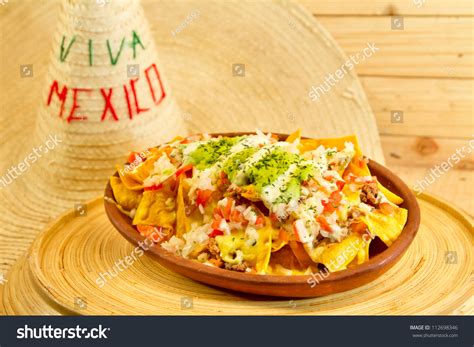 Plate Of Fresh Nachos With A Jalapeno Cheese Sauce Stock Image Plate Of Fresh Nachos With A Jalapeno Cheese Sauce Stock Image