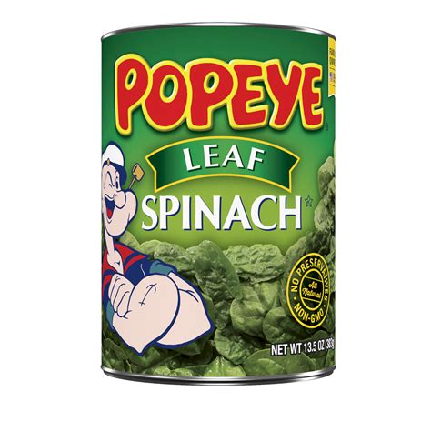 Popeye Spinach Brand