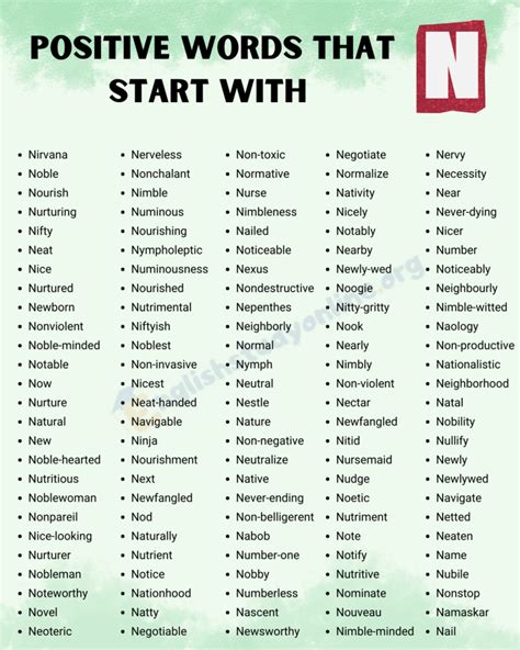 Positive Words That Start With N In English English Study Online Positive Words That Start With N In English English Study Online