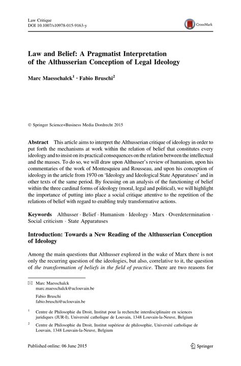 Pragmatist Legal Interpretation: Practical Insights For Modern Law