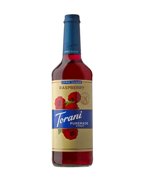 Puremade Zero Sugar Raspberry Syrup Torani Puremade Zero Sugar Raspberry Syrup Torani