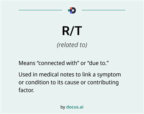 Decoding the R/T Medical Abbreviation: What It Means for Your Health