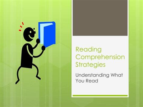 Reading Comprehension Strategies In Examinations Ppt