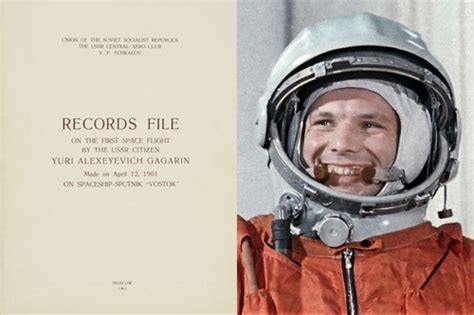 Records File By The First Man In Space Estimated At Us 50 000 Auctions News The Value Art News