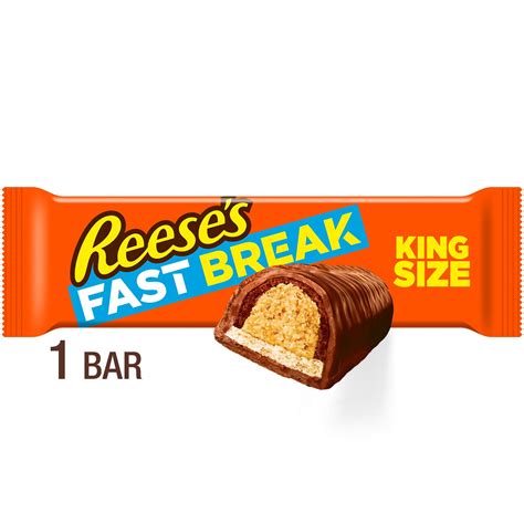 Reeses Fastbreak Bar Milk Chocolate Peanut Butter And Nougat 1 8 Oz Reeses Fastbreak Bar Milk Chocolate Peanut Butter And Nougat 1 8 Oz