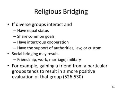 A Tale Of Religious Bridging In America: Faith, Dialogue, And Unity