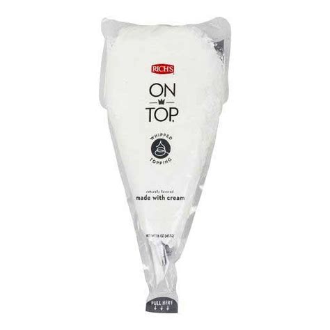 Rich Products On Top Real Whipped Topping Cream 16Oz Pack Of 12 Walmart Com Rich Products On Top Real Whipped Topping Cream 16Oz Pack Of 12 Walmart Com