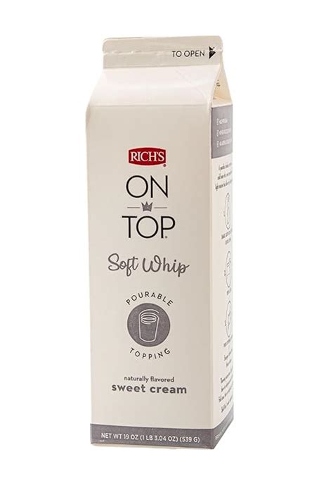 Rich S On Top Soft Whip Sweet Cream Pourable Topping 19 Oz X 12 Ct Delivery Near Me Doordash Rich S On Top Soft Whip Sweet Cream Pourable Topping 19 Oz X 12 Ct Delivery Near Me Doordash