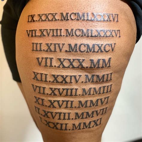 Roman Numeral Tattoos For Men 100 Roman Numeral Tattoos For Men Manly Roman Numeral Tattoos For Men 100 Roman Numeral Tattoos For Men Manly