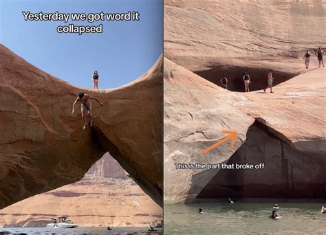 Sadly The Arch Collapsed 8 8 24 And There Is No Longer A Bowl Rock Creek Bay In Lake Powell Is Home To Double Arch Also Known As The Toilet Bowl This Cave Is Large Enough That You Can Drive Sadly The Arch Collapsed 8 8 24 And There Is No Longer A Bowl Rock Creek Bay In Lake Powell Is Home To Double Arch Also Known As The Toilet Bowl This Cave Is Large Enough That You Can Drive