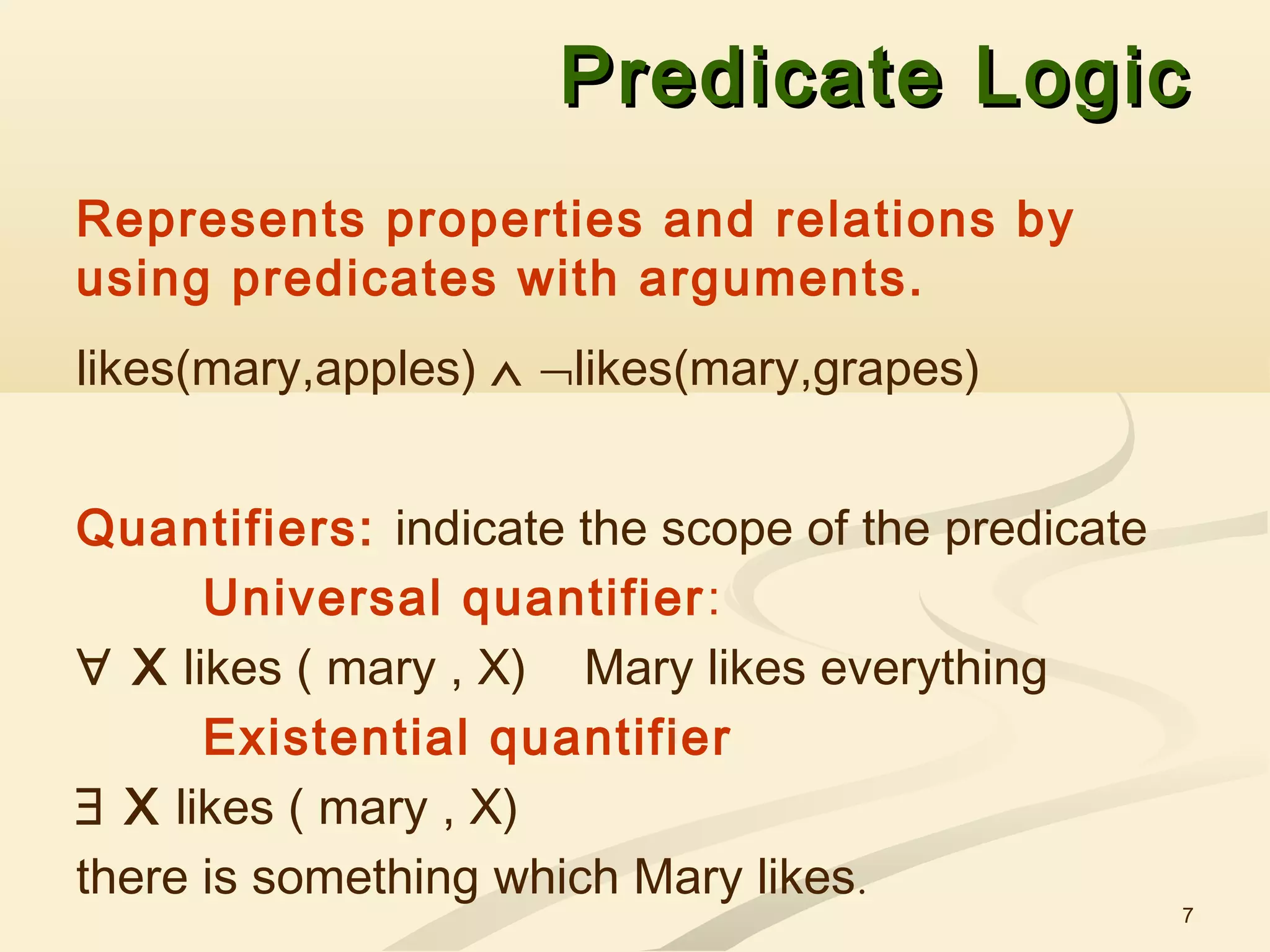 Scope Ambiguity Predicate Logic
