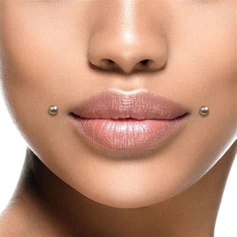 Side Of The Mouth Piercing