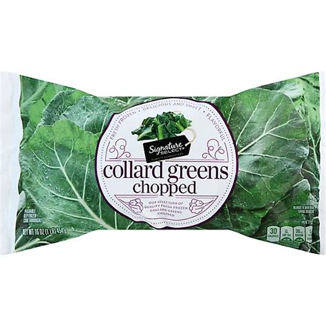 Signature Select Collard Greens Chopped 16 Oz Safeway