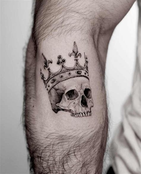Skull And Crown Tattoo