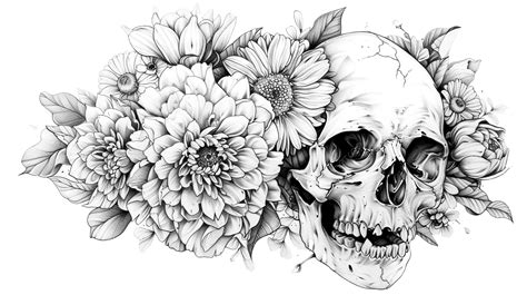 Skull Tattoo Clipart Transparent Png Clipart Images Free Download