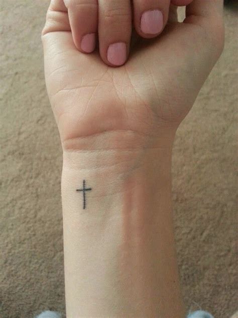 Small Cross Tattoo On Side Of Wrist At Sammy Parra Blog