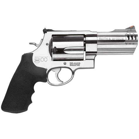 Smith Wesson Model 500 S W 4In Stainless Revolver 5 Rounds Sportsman S Warehouse